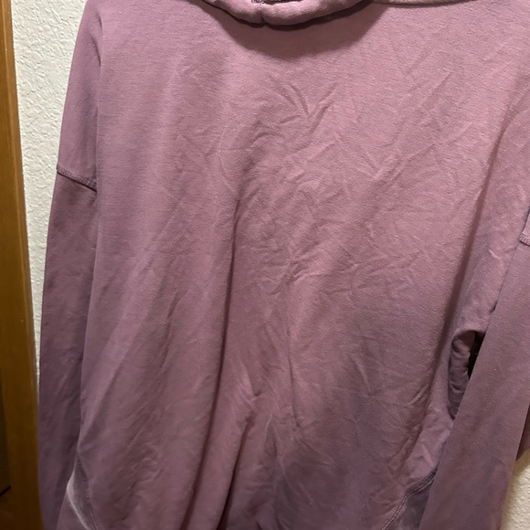 Champion Women's Purple Cowl Neck Hoodie - Picture 6 of 8